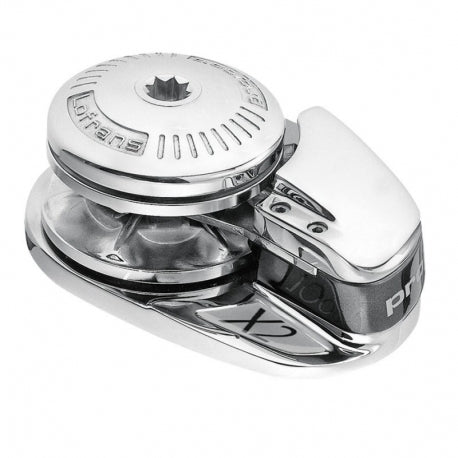 Lofrans windlass X2 chrome 12V 1000W low profile, 10mm chain DIN 766