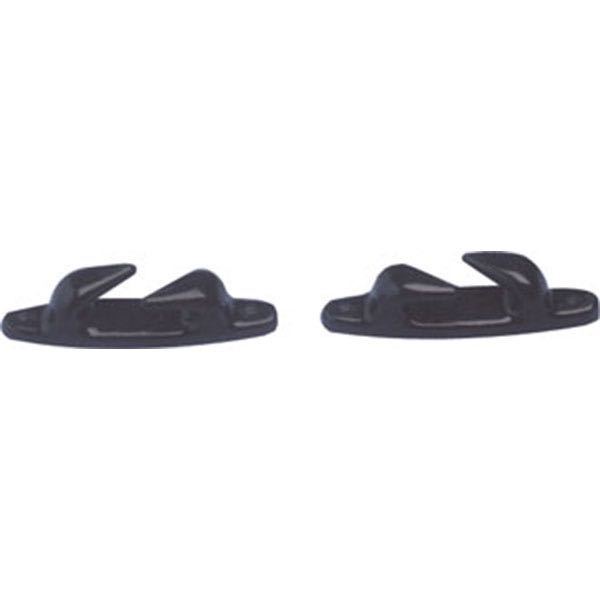 Halkip-set black nylon 160mm