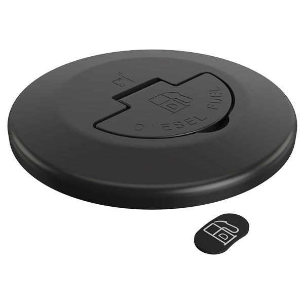 Tyre gland cap black anodized diesel