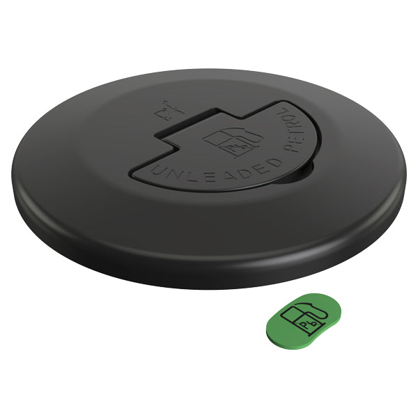 Tire valve cap black anodized lead-free gasoline