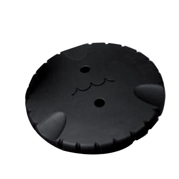 Deck filler fuel 38mm with vent black plastic