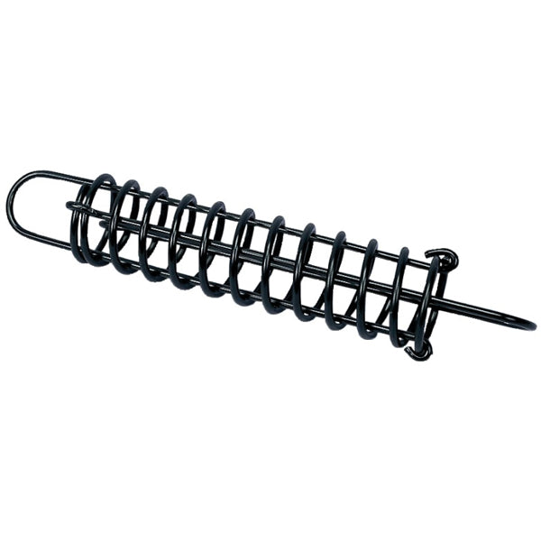 Mooring spring, black powder-coated steel, 7.0 x 420mm