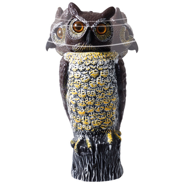 1852 Scarecrow owl with movable head. H 40cm