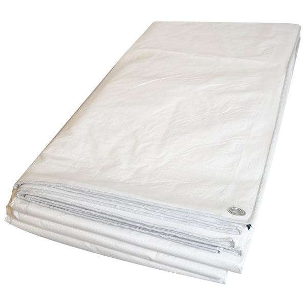 Tarp Super Tarp Standard 160g/m2 white 2 x 3 meters
