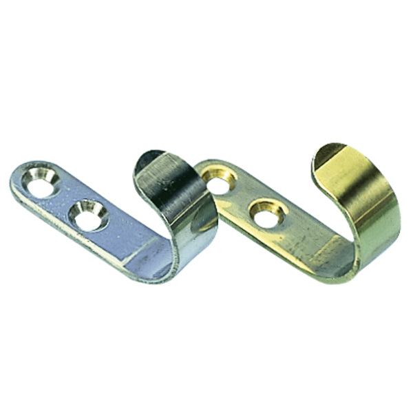 Coat hook brass single h 52