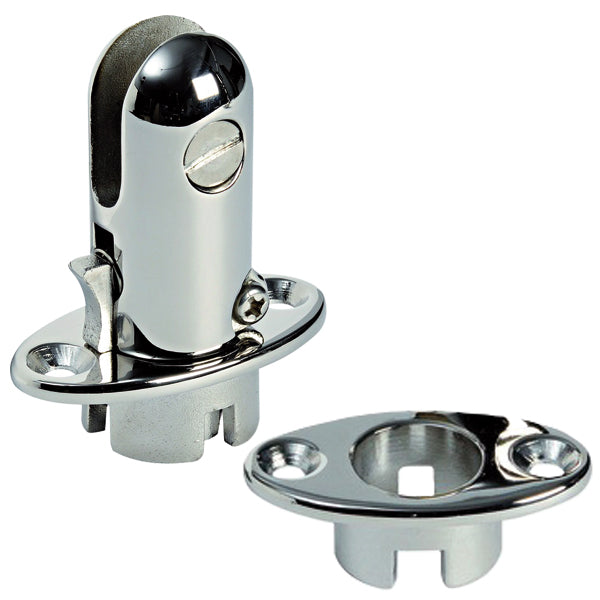 Removable boomkin fitting for recessed hood