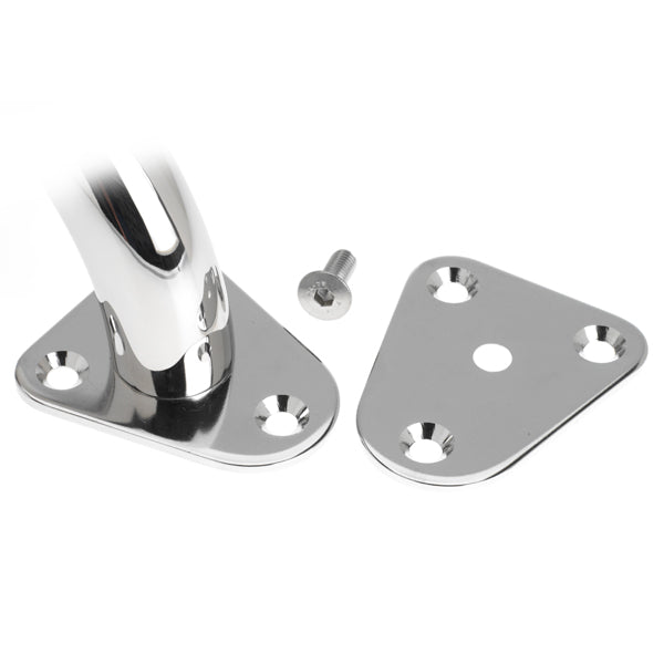 Roca triangular bracket with screws for grab rail