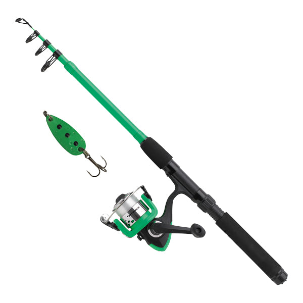 Kinetic Little Viking Go Fishing 5'6" Spinning Rod, Green