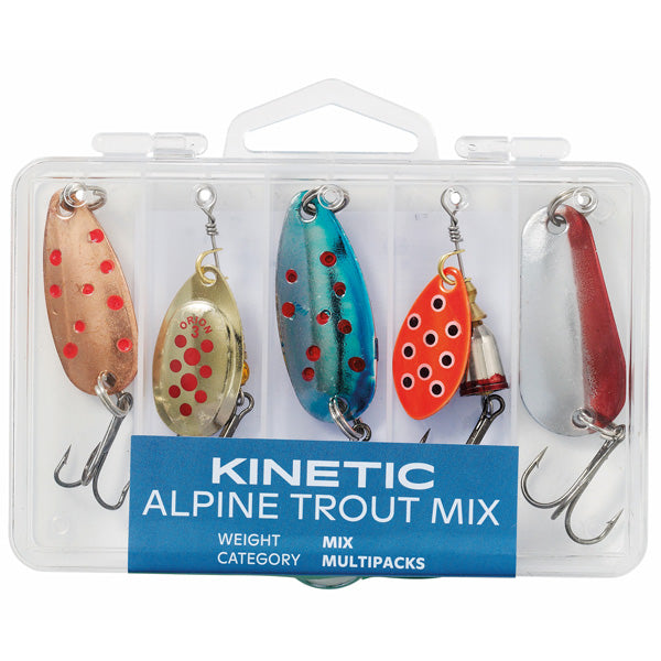 Kinetic Fishing Lure Alpine Trout Mix 5 pcs.