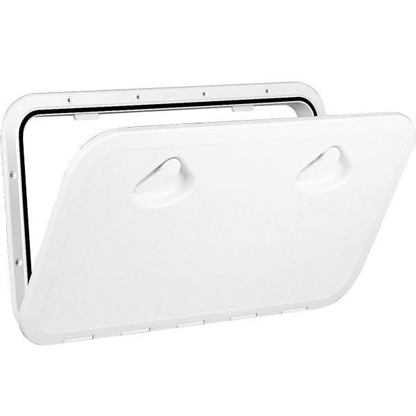 Nuova rade topline lucka vit 353x606mm - hålmått 283x530mm