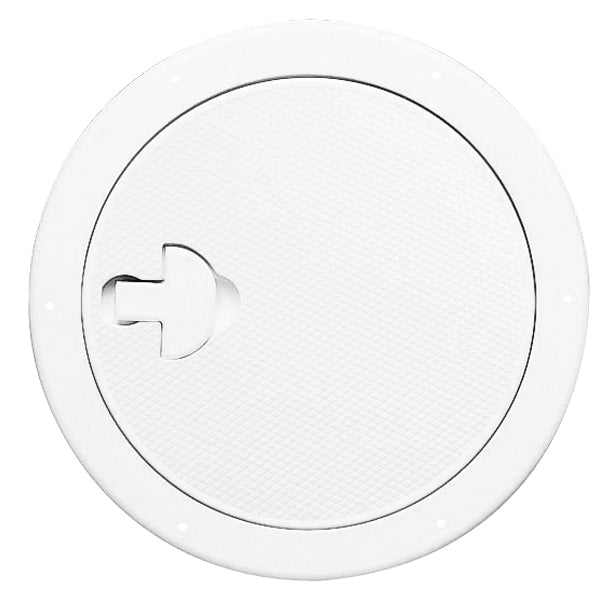 Inspektionslucka rund vit, liten 265 mm