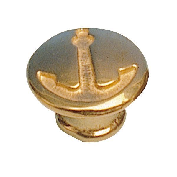 Knob/handle Ø29 x 20mm brass