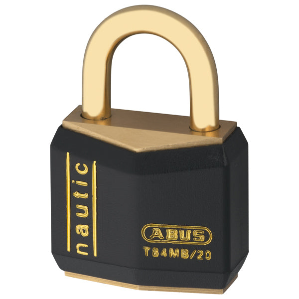 Abus padlock solid brass vinyl covered 40mm