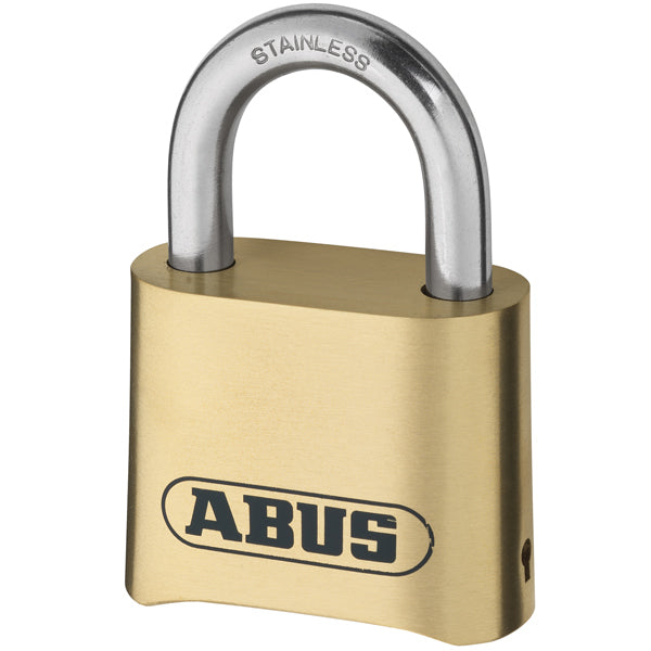 Abus Combination Padlock Brass with Stainless Steel Shackle 50mm