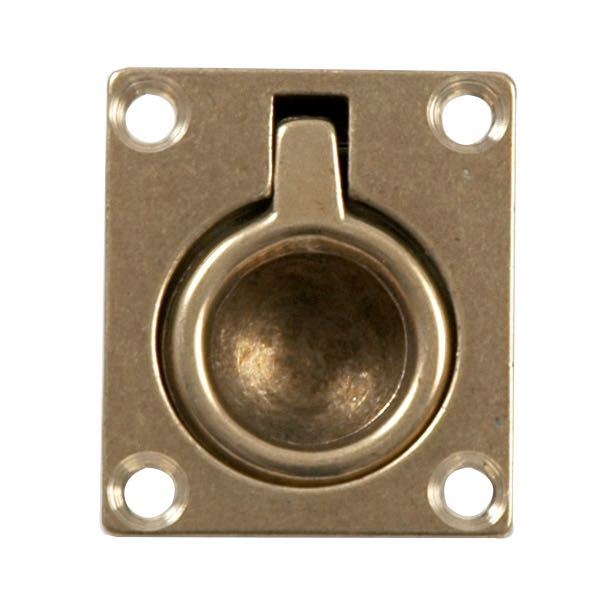 D ring 45mm x 39mm brass
