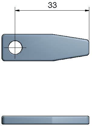 Rule 2.5" short, straight