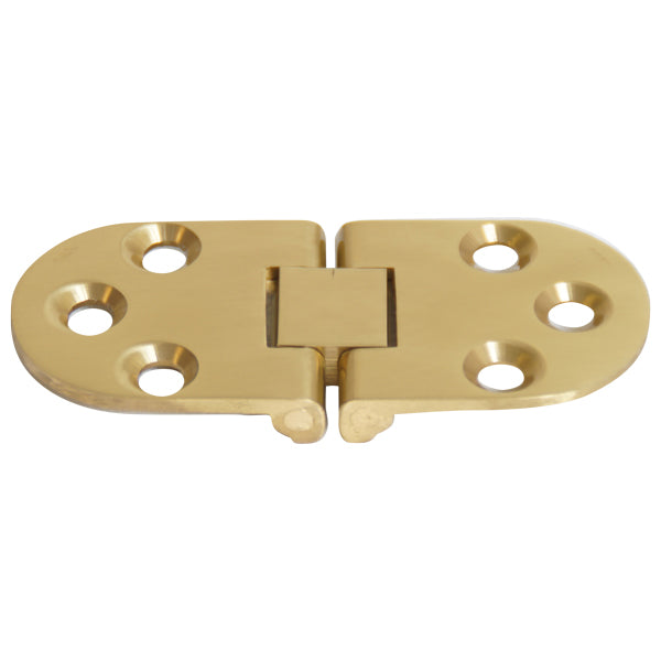 Table hinge polished brass, 71x30 mm