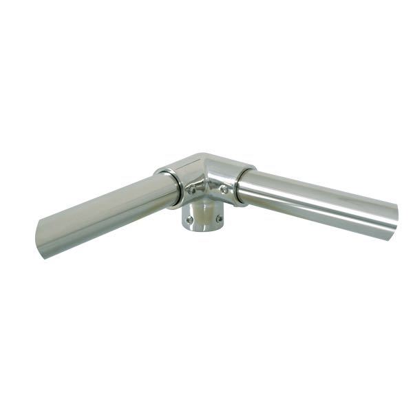 Corner piece Ø25mm - 90° SS