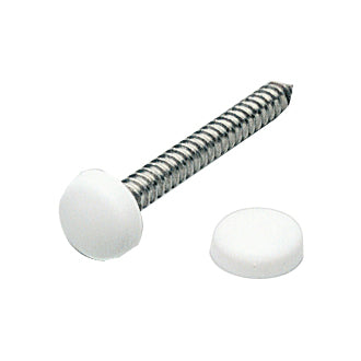 Cover cap white Ø3.5 - 4.2mm, bag of 20 pcs