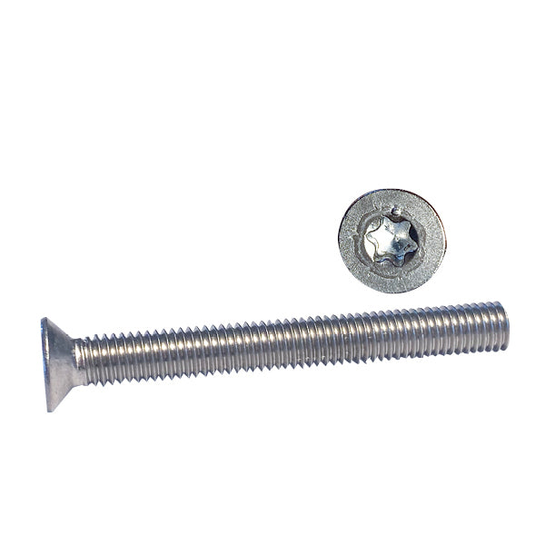 Maskinskruv flatförsänkt Torx 6x90 a4 100st