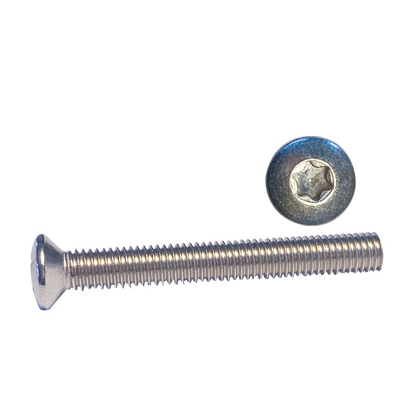 Maskinskruv kullerförsänkt. Torx 5x25 A4 ISO14584 100 st.