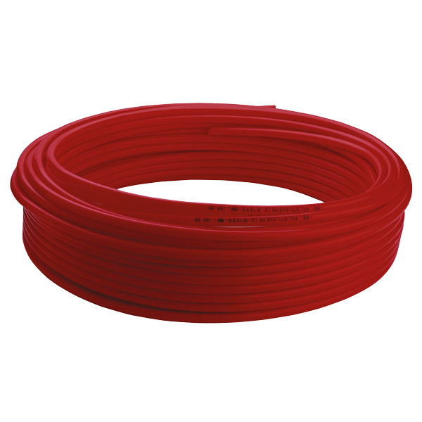 Hose red Ø12mm OD 9mm ID 50 meter