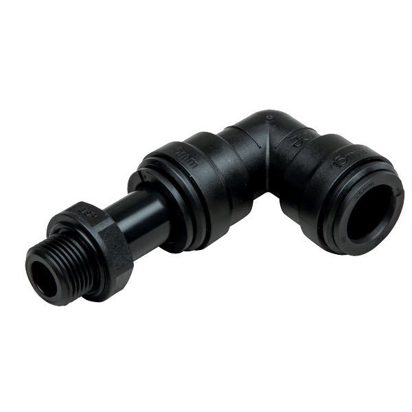 Quick connect 90° 3/8" thread Ø15mm, John Guest