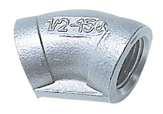1852 bend 45° female/female 1/2" RF