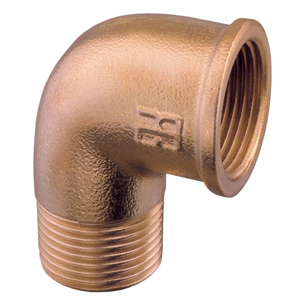 Guidi Böj 90° inv/utv 1 1/4" brons