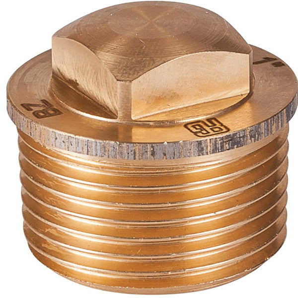 Guidi Plugg utv.gänga 1 1/2" brons