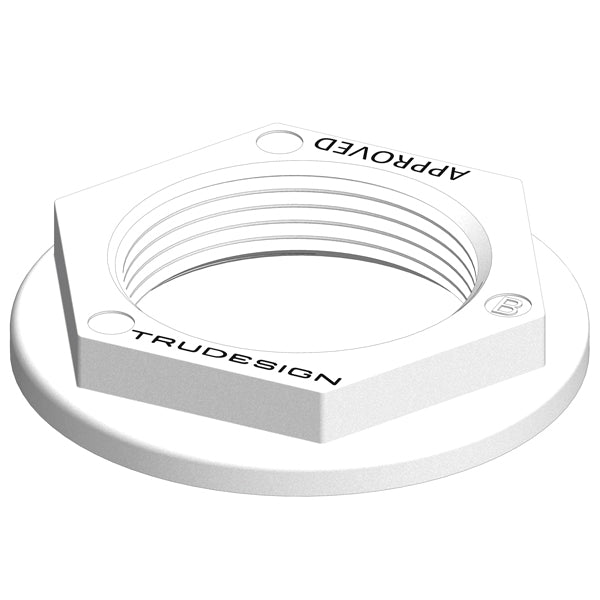 Trudesign Mutter 3/4" vit till bordgenomföring