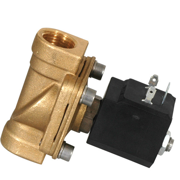 Solenoid valve 1/4" for water, 12V