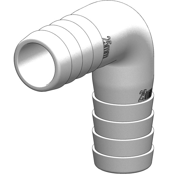 Trudesign 90° Elbow 25mm White