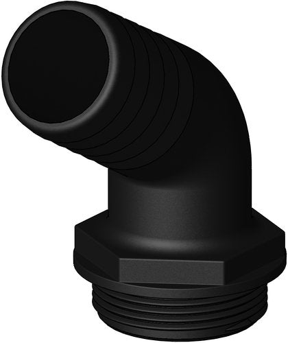 Trudesign Aquavalve hose connector black 120 gr 1 1/2" 38mm