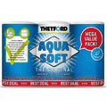 Aqua soft toalettpapper, 6 rullar