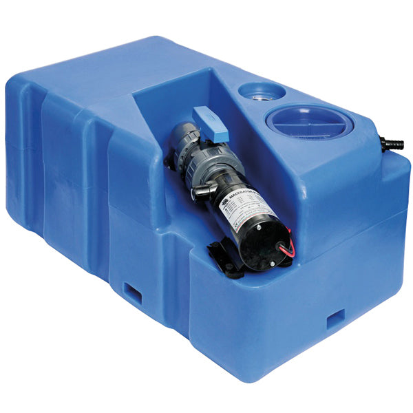 Septic tank 60l with 12V macerator 65x39x30cm