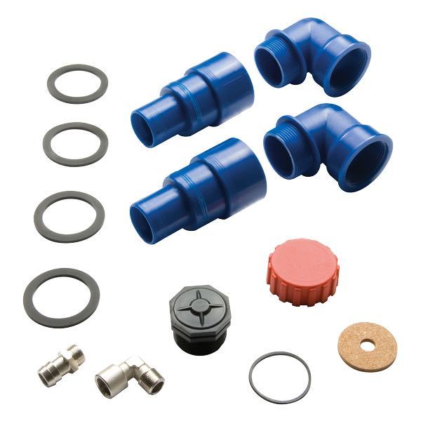 Connecting kit for septic tanks