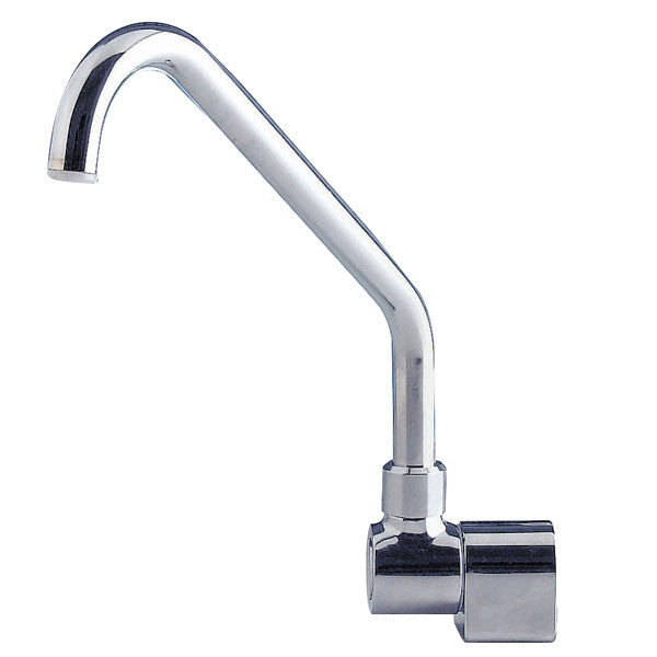 Single faucet chrome-plated for foot pump BR0100
