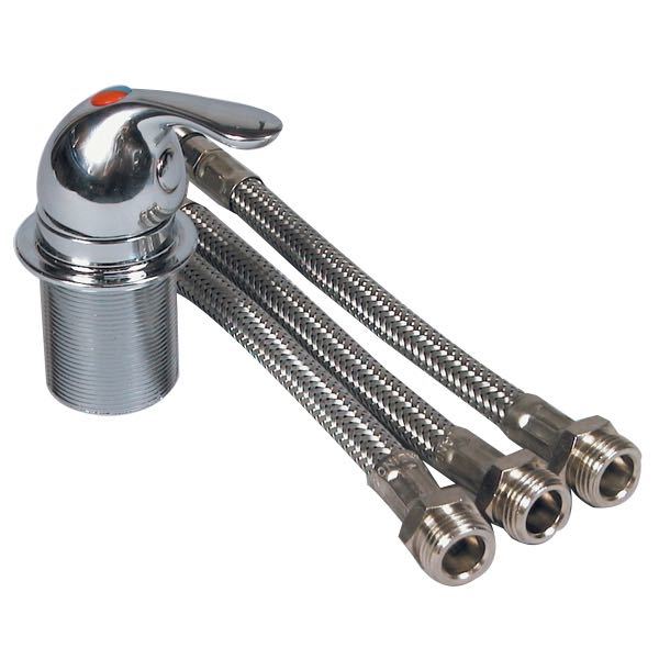Mixer/shut-off valve for shower