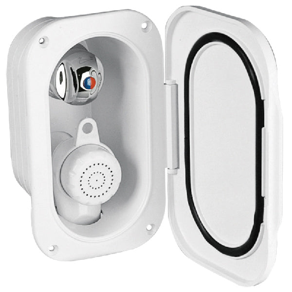 New Deck Cockpit Mixer with Shower and 3m Hose White