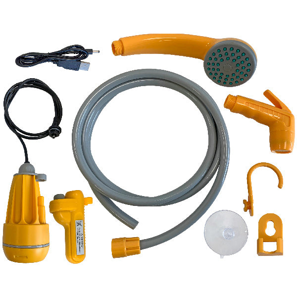 Smart shower, shower with pump and hose