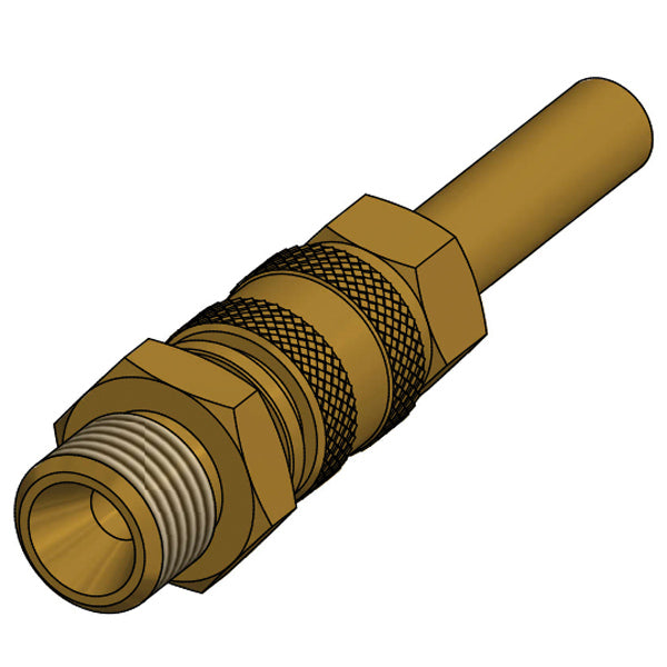 Quick release propane, Ø8mm pipe - 1/4" male thread