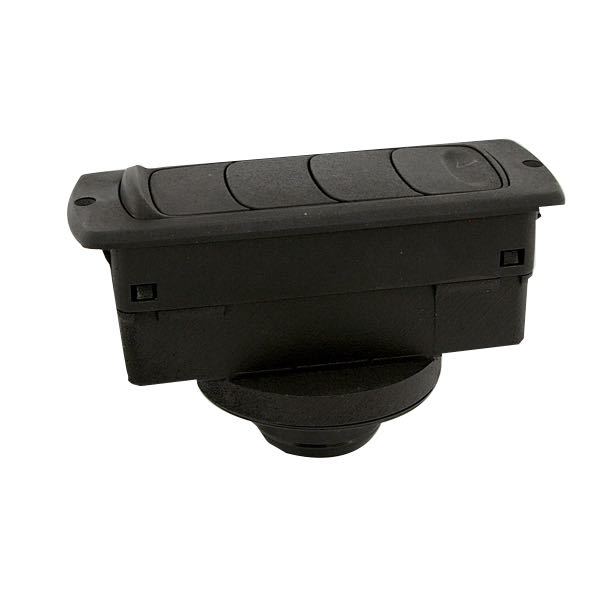 Air nozzle, closable, 134x52 with straight Ø55mm conn.