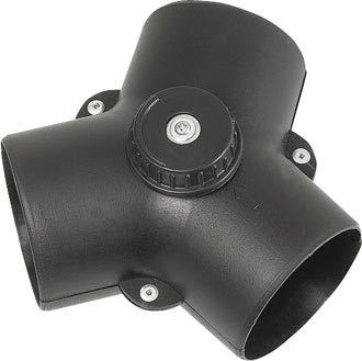 Y-valve with damper 75mm