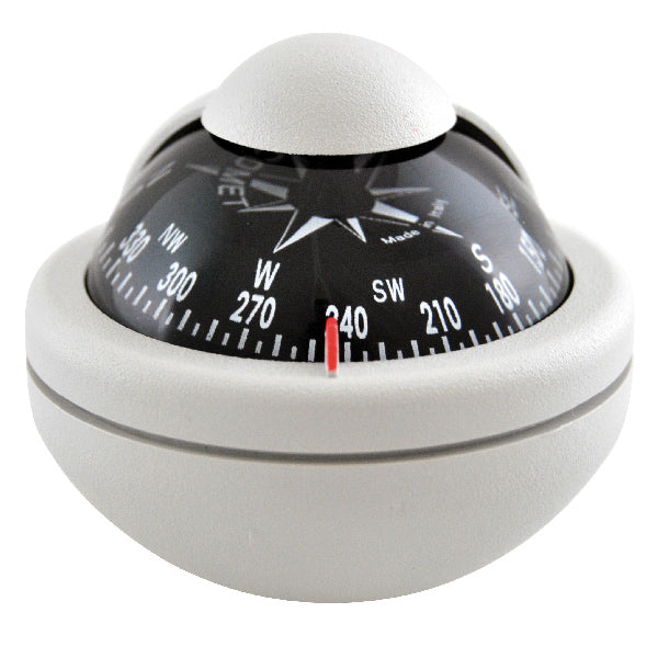 Riviera compass COMET BC2 48mm - light gray with black rose