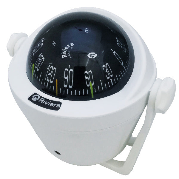 Riviera compass ARTICA BA2, 70mm, with bracket white