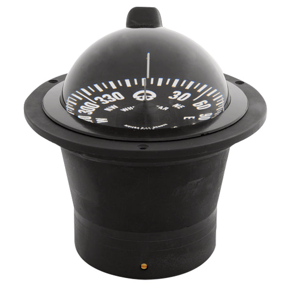Riviera built-in compass WHITE STAR BW1 - 130mm, black