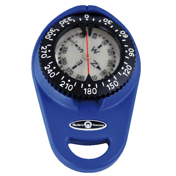 Riviera compass ORION - hand bearing compass, blue