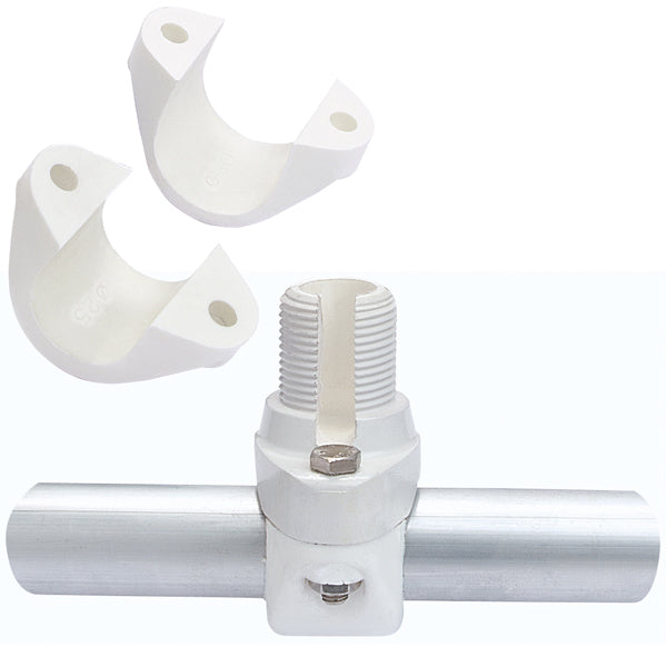 Glomex RA175 nylon antenna bracket for Ø22, 25 & 32mm tubes