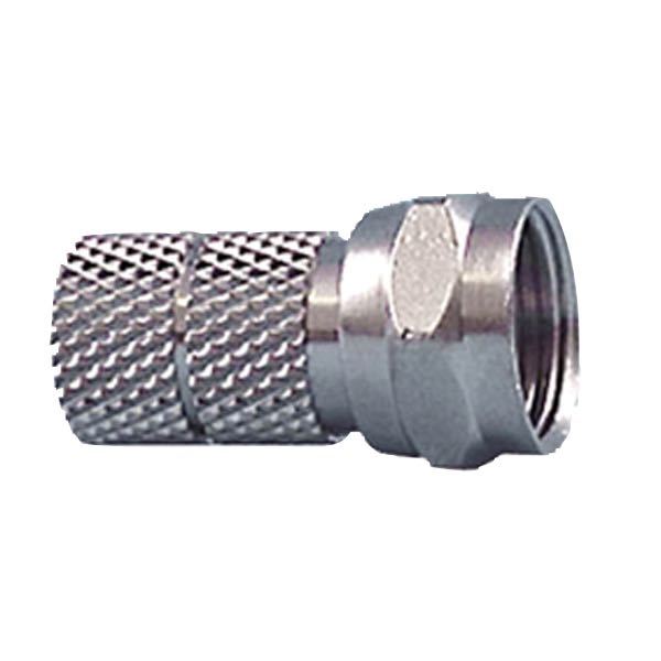 F-connector for 6mm cable (coaxial)